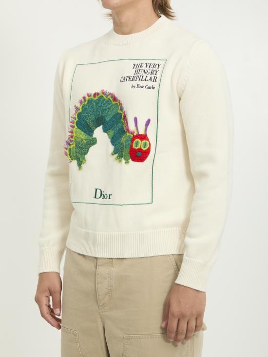 26FW 디올 긴팔 티셔츠 693M618 WHITE - DIOR