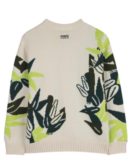 26SS [키즈] 겐조 가디건 K61762 208 Off white - KENZO