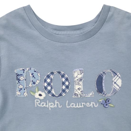 26SS [키즈] 폴로 랄프로렌 티셔츠 312A11839 LIGHT BLUE - POLO RALPH LAUREN