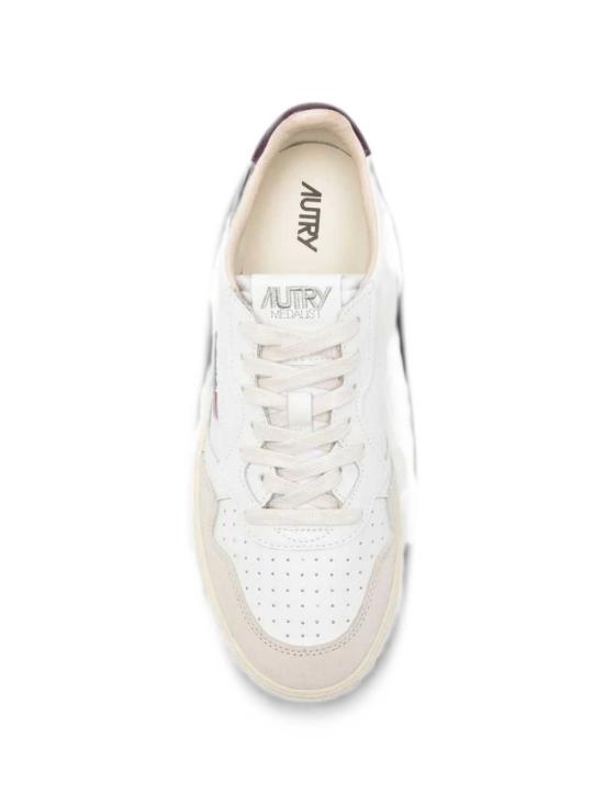 26FW 오트리 메달리스트 로우 레더 스니커즈 AULWLS18 Bianco - AUTRY