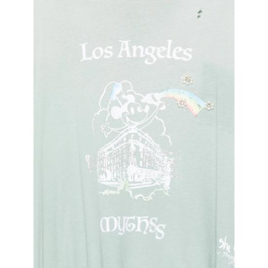26FW 팔리 할리우드 반팔 티셔츠 2U002Q1010 TEAL GREEN - PALY HOLLYWOOD