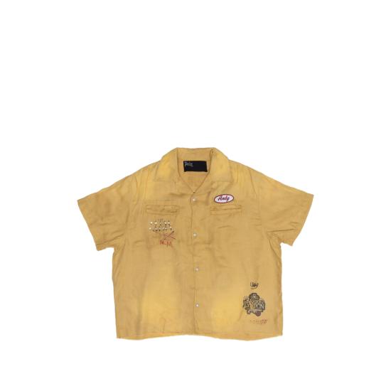 26FW 팔리 할리우드 반팔 셔츠 10U003Q1010 YELLO YELLOW