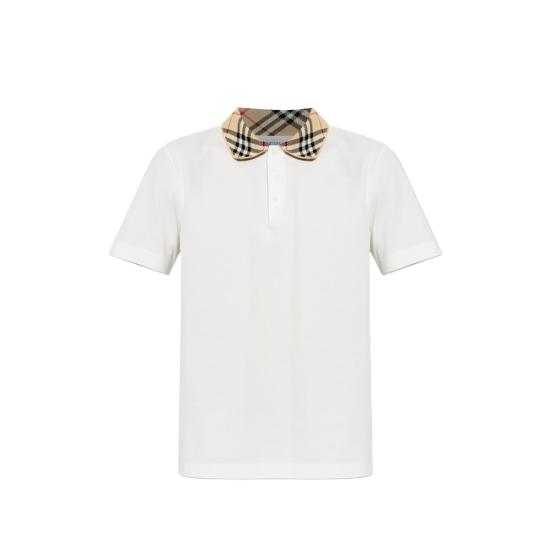 26FW 버버리 폴로 티셔츠 8126966 EVAN B7078 WHITE