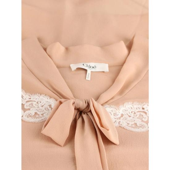 26FW 끌로에 블라우스 26AHT38002 6H7 PINK - CHLOE