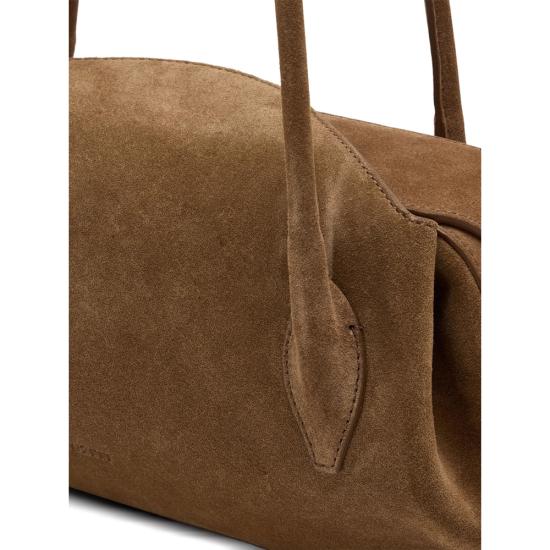 26FW 유제피 숄더백 OYSTER SHOULDE SUEDE COGNA - YUZEFI