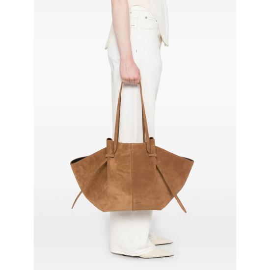 26FW 유제피 숄더백 LARGE MOCHI SUEDE COGNA BROWN - YUZEFI
