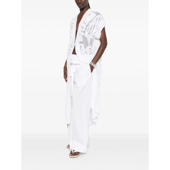 26SS 브루넬로 쿠치넬리 가디건 MDT771016 C159 WHITE - BRUNELLO CUCINELLI