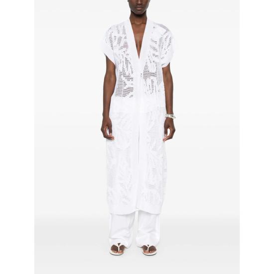 26SS 브루넬로 쿠치넬리 가디건 MDT771016 C159 WHITE - BRUNELLO CUCINELLI