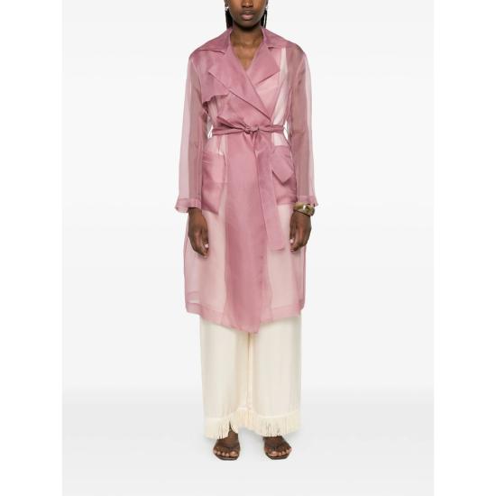 26SS 안토넬리 피렌체 트렌치 코트 N7769Q VALMOREA PINK - ANTONELLI FIRENZE