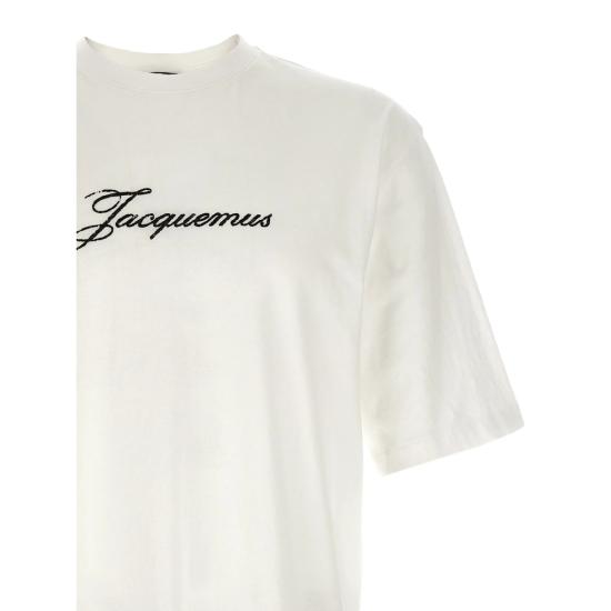 26FW 자크뮈스 반팔 티셔츠 TSM00639 AJ00289 100 WHITE - JACQUEMUS