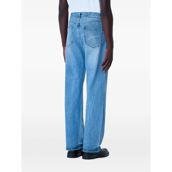 26FW 자크뮈스 스트레이트 데님 팬츠 PAM00028 AD00038 33C BLUE - JACQUEMUS
