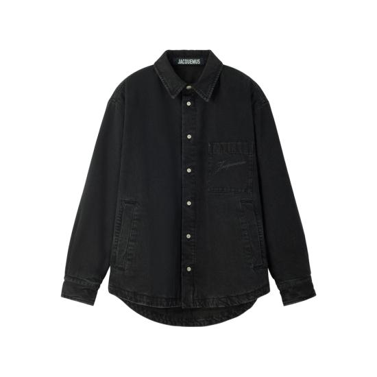 26FW 자크뮈스 라 슈미즈 불랑제 퍼프 오버셔츠 OUM00115 AD00019 990 BLACK
