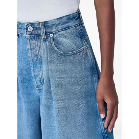 26FW 자크뮈스 더 오발로 드 님 데님 팬츠 PAW00609 AD00038 33C BLUE - JACQUEMUS
