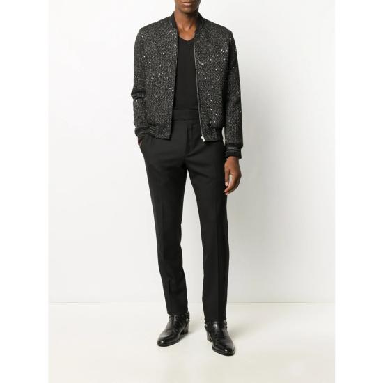 26FW 톰포드 V넥 반팔 티셔츠 T4M091040 002 BLACK - TOMFORD