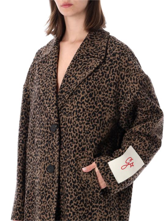 26FW 골든구스 COCOON 코쿤 싱글 브레스트 울 코트 GWP00566P000650 81399 Marrone - GOLDEN GOOSE