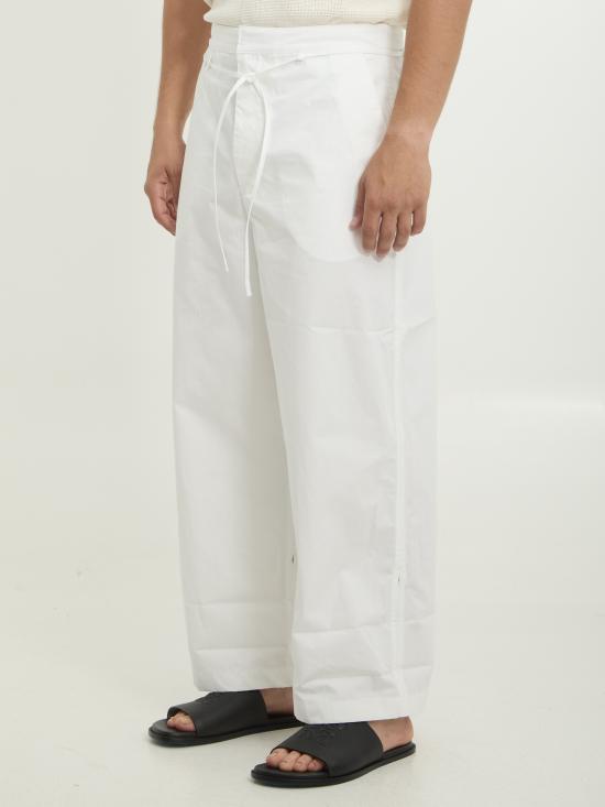 26SS 자크뮈스 스트레이트 팬츠 PAM00574 WHITE - JACQUEMUS