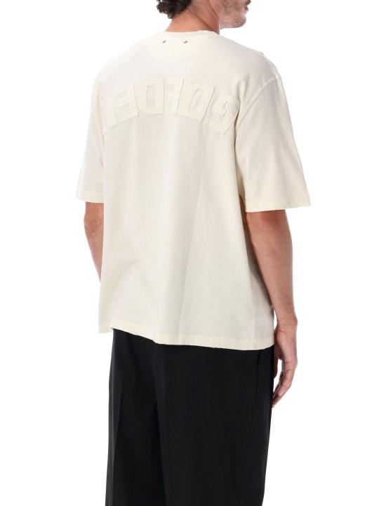 26FW 골든구스 반팔 티셔츠 GUP01873P001576 11560 HERITAGE WHITE - GOLDEN GOOSE