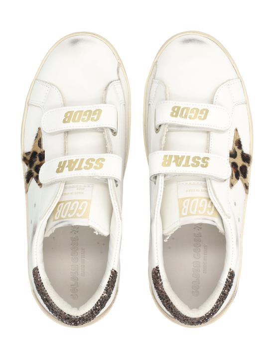 26FW [키즈] 골든구스 스니커즈 F00177F008668 12515 WHITE LEOPARD - GOLDEN GOOSE