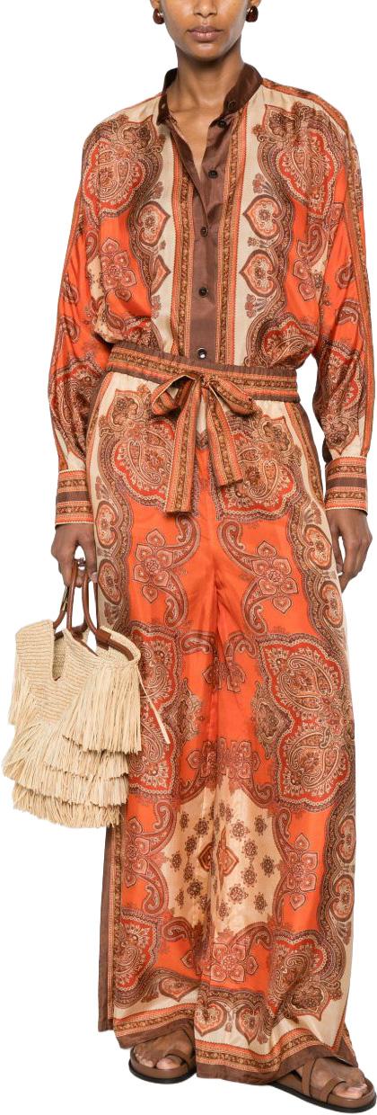 26FW 짐머만 블라우스 1499TSS263TAPA ORANGE - ZIMMERMANN