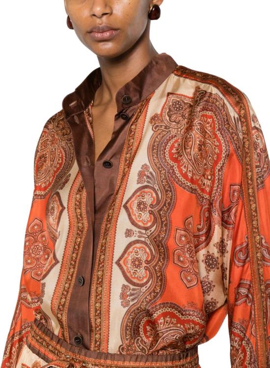 26FW 짐머만 블라우스 1499TSS263TAPA ORANGE - ZIMMERMANN