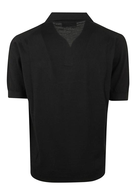 26SS 라르디니 폴로 티셔츠 CNLPMC102 CN64020 999 BLACK - LARDINI