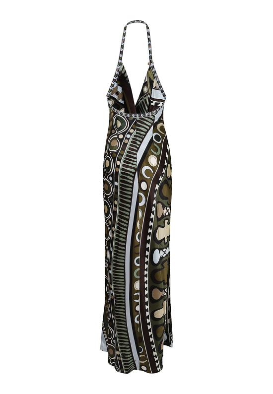 26SS 에밀리오푸치 롱 원피스 6HRI10 6H888 064 KHAKI BLUE - EMILIO PUCCI