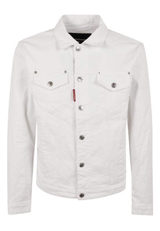 26SS 디스퀘어드2 데님 자켓 S74AM1673 S39781 100 WHITE