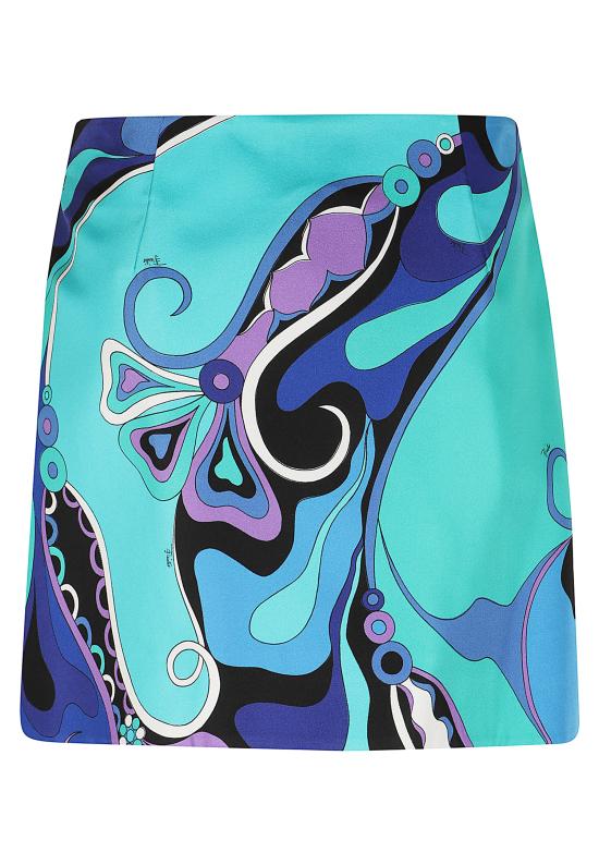 26SS 에밀리오푸치 숏 스커트 6HRV38 6H731 029 TURQUOISE BLUE - EMILIO PUCCI