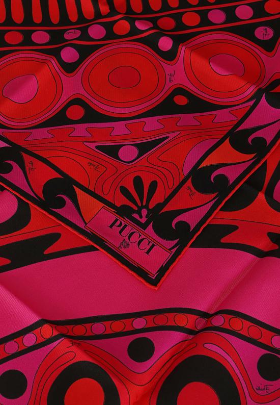 26SS 에밀리오푸치 머플러/스카프 6HGB40 6HC10 1 FUCHSIA BLACK - EMILIO PUCCI