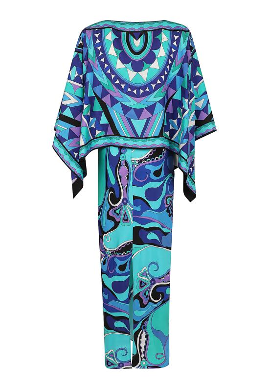 26SS 에밀리오푸치 롱 원피스 6HRI32 6H731 029 TURQUOISE BLUE - EMILIO PUCCI