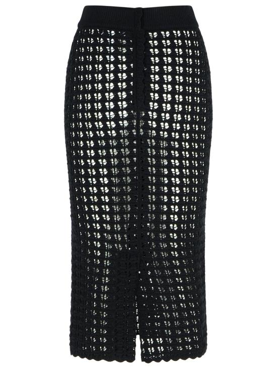25SS 돌체앤가바나 미디 스커트 FXO13T JCVWHN0000 Black - DOLCE & GABBANA