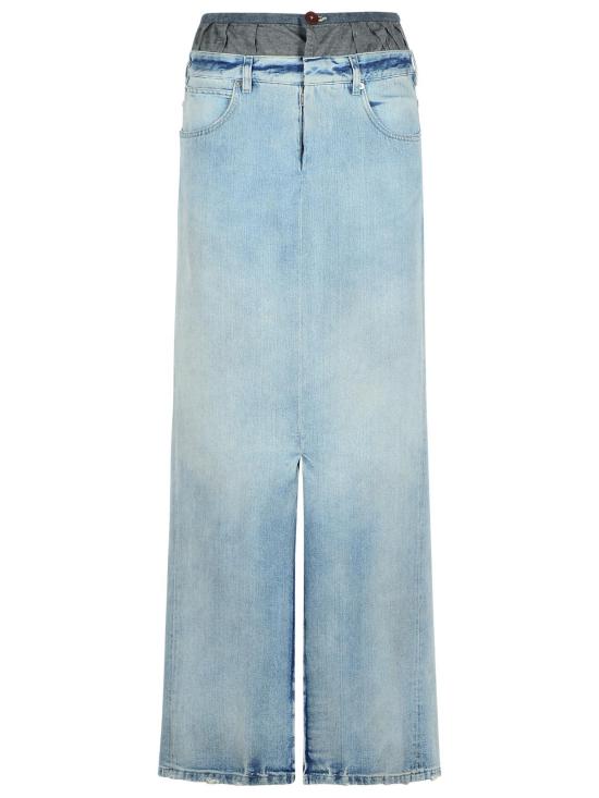 25SS 마르지엘라 데님 스커트 S51MI0006 S30383961 Light Blue