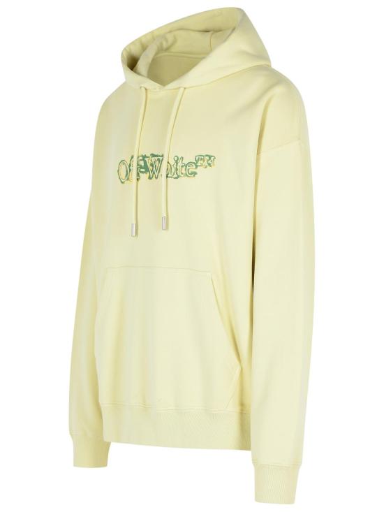 25FW 오프화이트 클라우디 애로우 스케이트 후드 티셔츠셔츠 OMBB085F25FLE00L1750 Ivory - OFF WHITE