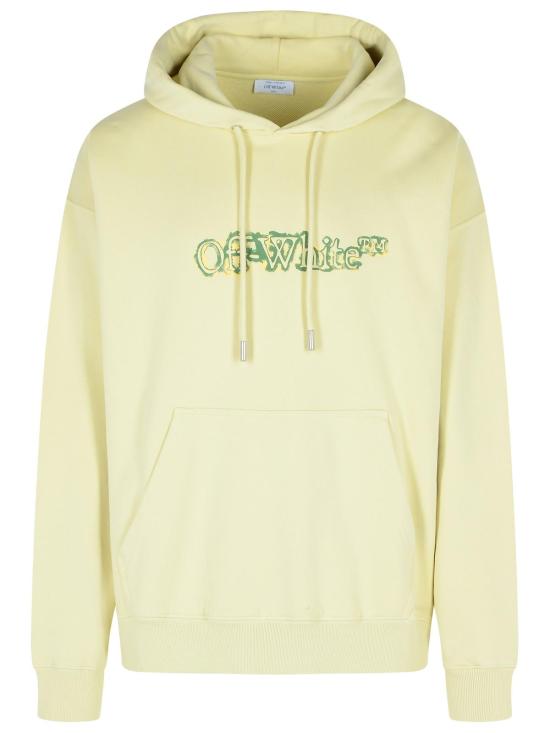 25FW 오프화이트 클라우디 애로우 스케이트 후드 티셔츠셔츠 OMBB085F25FLE00L1750 Ivory