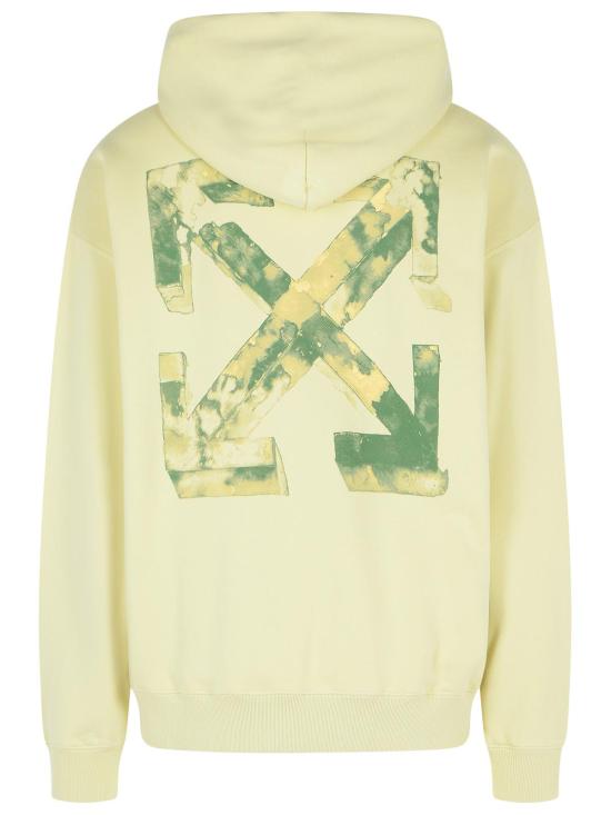 25FW 오프화이트 클라우디 애로우 스케이트 후드 티셔츠셔츠 OMBB085F25FLE00L1750 Ivory - OFF WHITE