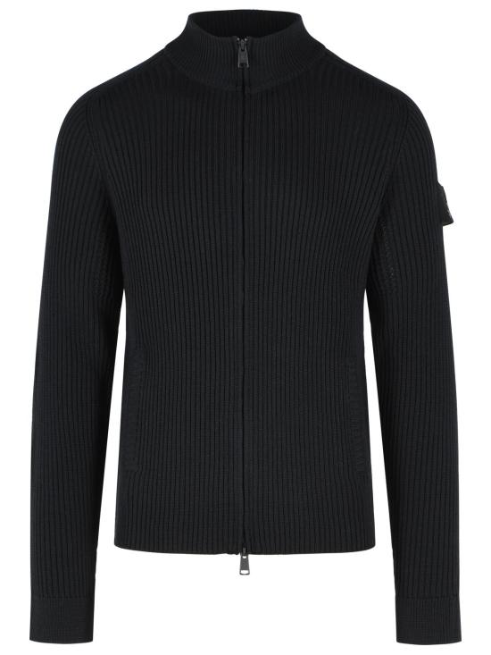 25FW 프리미아타 집업 니트 PMG25BLACK Black