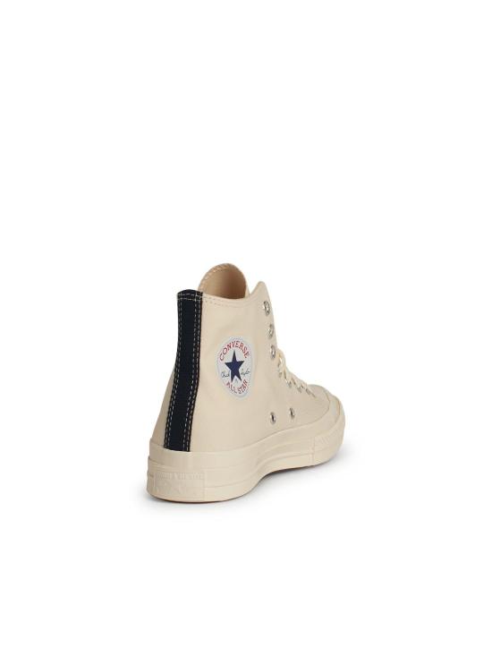 26FW 꼼데가르송 플레이 X 컨버스 스니커즈 AZ K129 001BEIGE - COMME DES GARCONS PLAY CONVERSE
