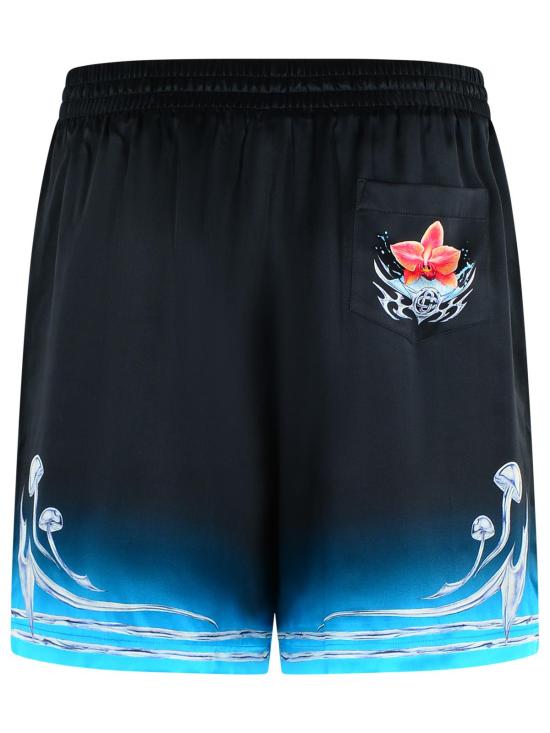 25FW 카사블랑카 숏팬츠 M AW25 TR 012 04BLADES Black - CASABLANCA