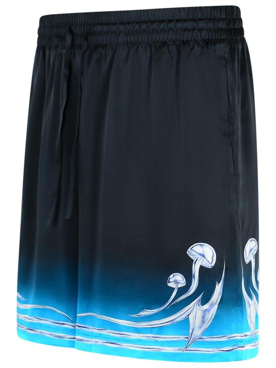 25FW 카사블랑카 숏팬츠 M AW25 TR 012 04BLADES Black - CASABLANCA
