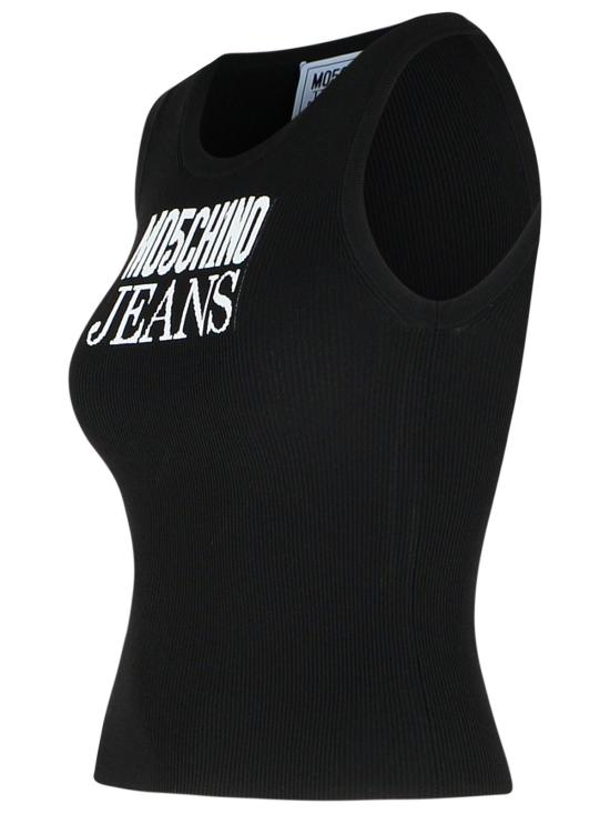 25SS 모스키노 민소매 티셔츠 A0887 32031555 Black - MOSCHINO