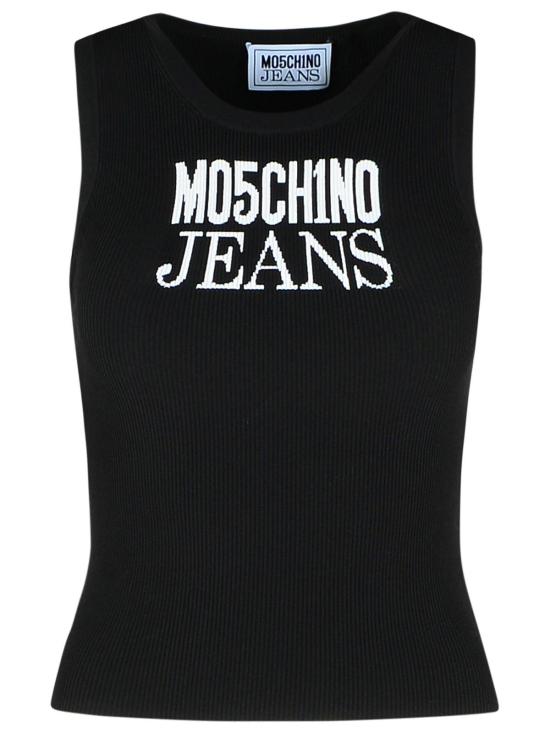 25SS 모스키노 민소매 티셔츠 A0887 32031555 Black