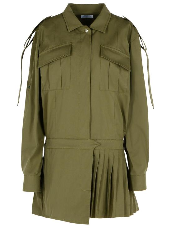 25SS 오프화이트 숏 원피스 OWDG00AS25FAB0025801 Green