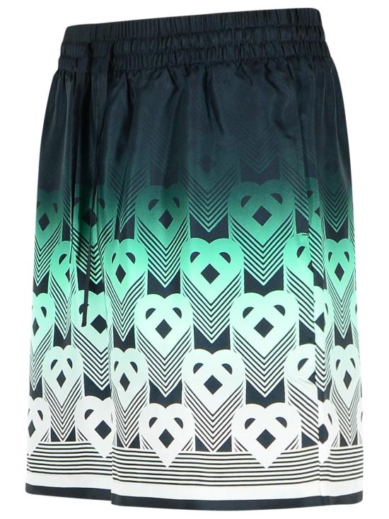 25FW 카사블랑카 숏팬츠 MPF25 TR 012 01MONOGRAM GRADIENT Green - CASABLANCA