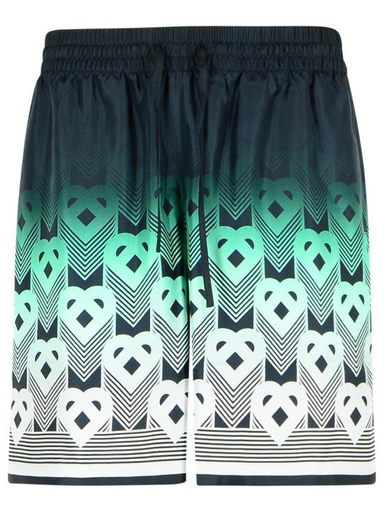 25FW 카사블랑카 숏팬츠 MPF25 TR 012 01MONOGRAM GRADIENT Green