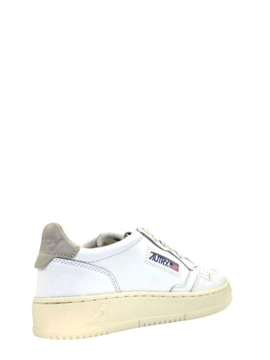 26FW 오트리 메달리스트 로우 레더 스니커즈 AULWLL27 Bianco - AUTRY