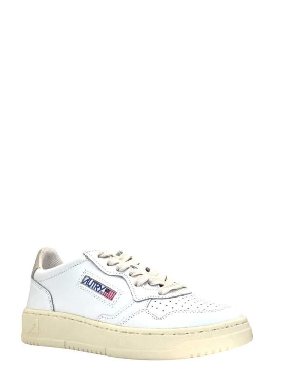 26FW 오트리 메달리스트 로우 레더 스니커즈 AULWLL27 Bianco - AUTRY