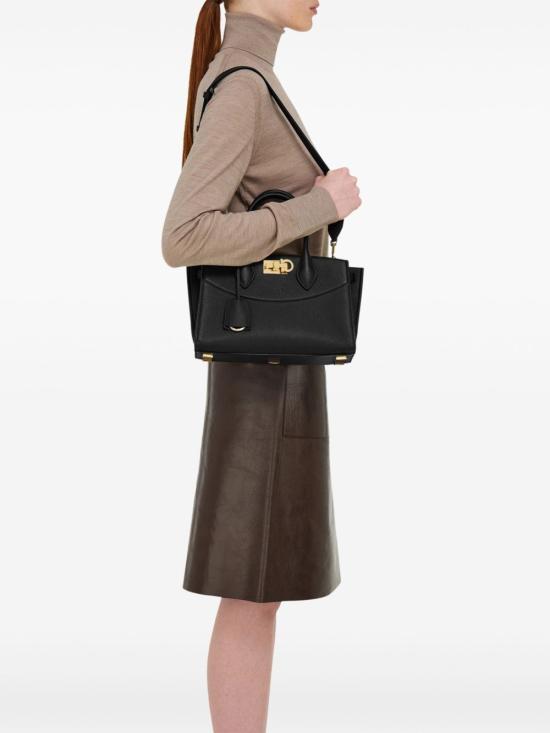 26FW 살바토레 페라가모 토트백 0786166 NERO Nero - SALVATORE FERRAGAMO