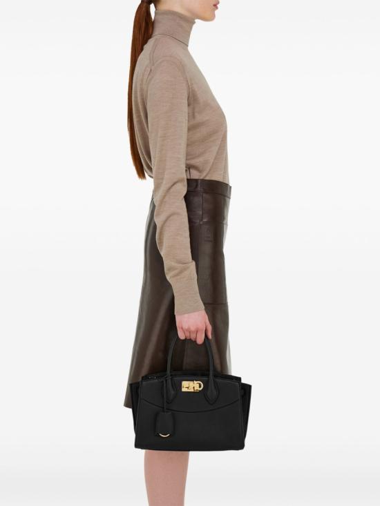 26FW 살바토레 페라가모 토트백 0786166 NERO Nero - SALVATORE FERRAGAMO