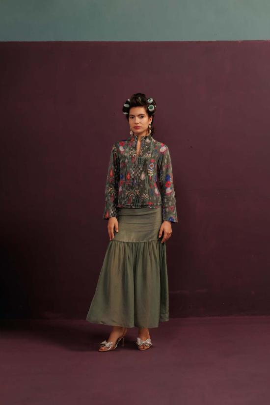  Maison Qala 롱 스커트 더 프리 파티 포트레이트 코오드 세트 - OTHER BRANDS
