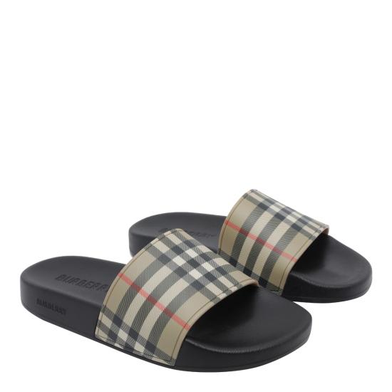 26FW 버버리 뮬/슬리퍼 8129969 A7028 Beige - BURBERRY